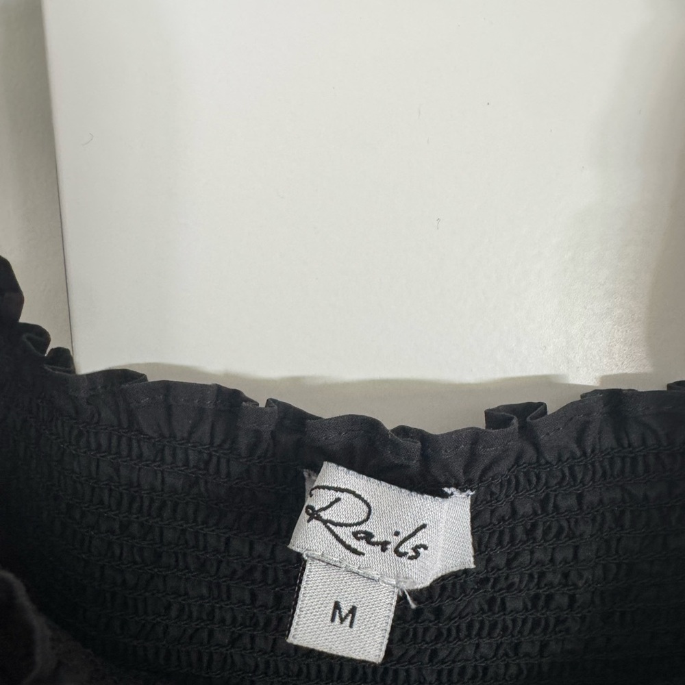 Rails Black Ruffled Dress - Picture 2 of 4